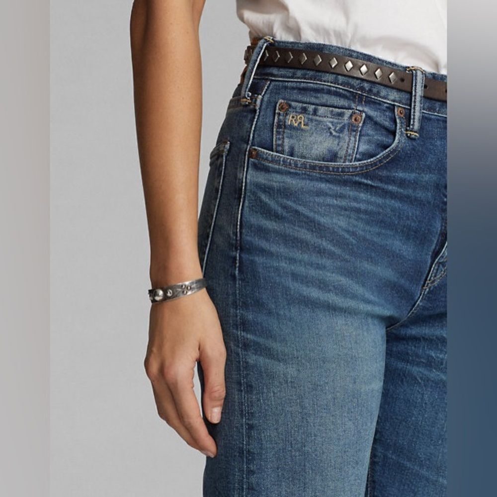 RRL Double RL Stillwater Indigo Wash Boy Fit Jeans